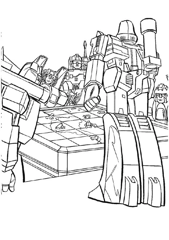 Transformers Coloring Pages