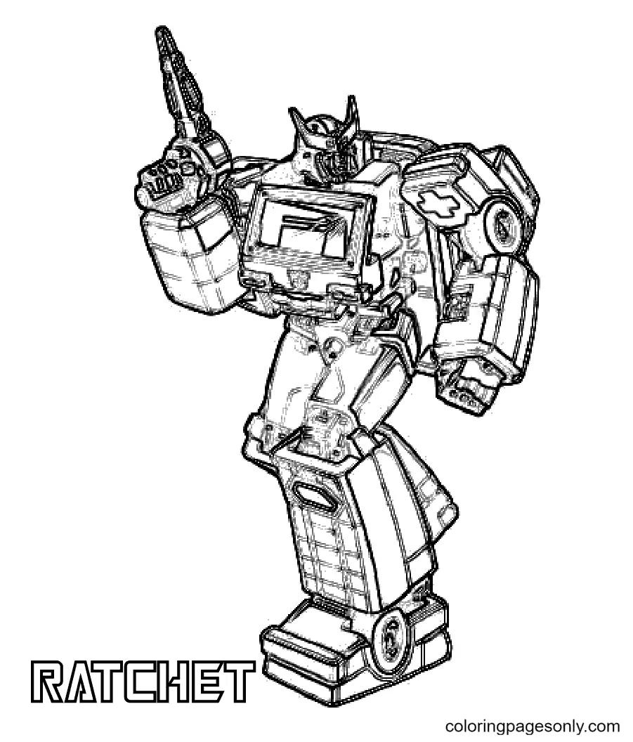 Transformers Coloring Pages