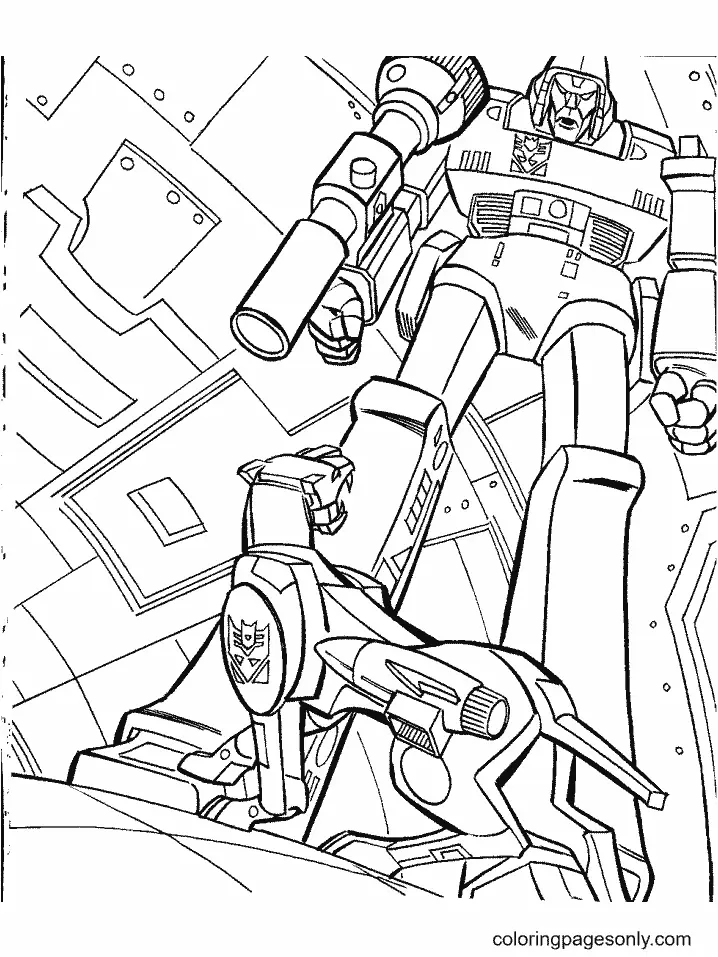 Transformers Coloring Pages