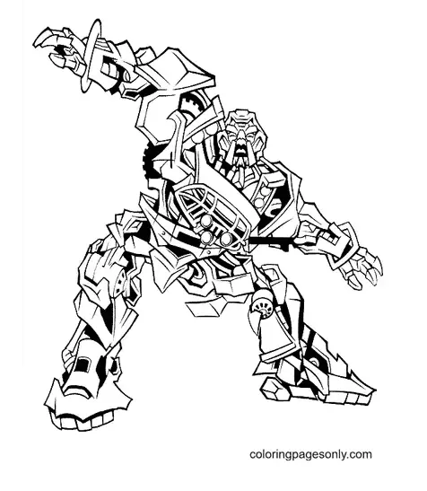 Transformers Coloring Pages