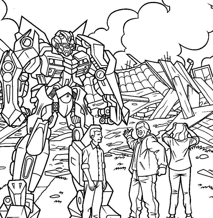 Transformers Coloring Pages