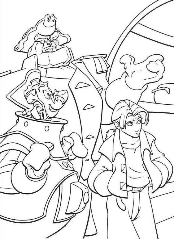 Treasure Planet Coloring Pages