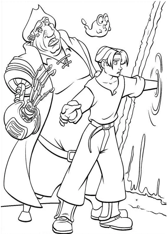 Treasure Planet Coloring Pages