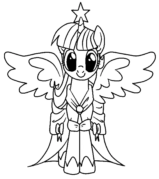 Twilight Sparkle Coloring Pages