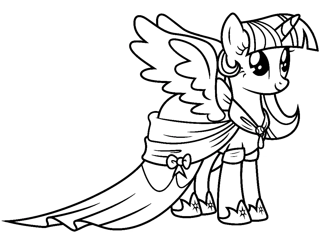 Twilight Sparkle Coloring Pages