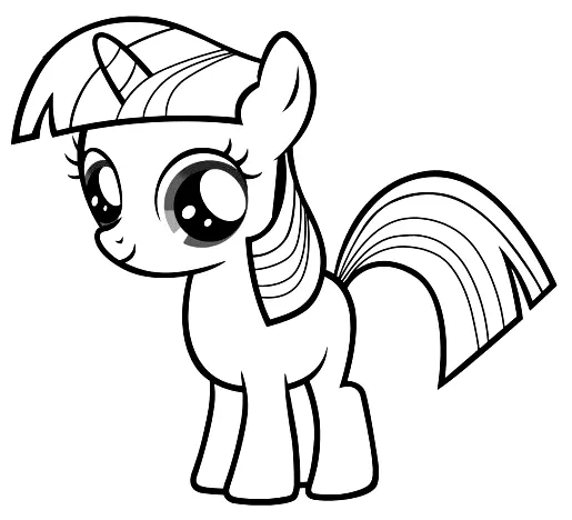 Twilight Sparkle Coloring Pages