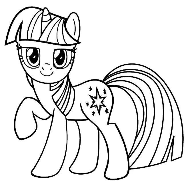 Twilight Sparkle Coloring Pages