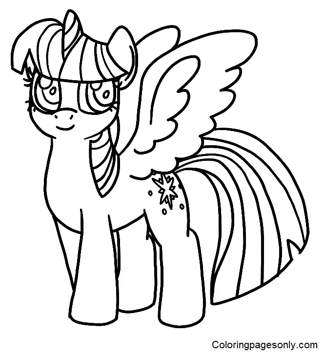 Twilight Sparkle Coloring Pages