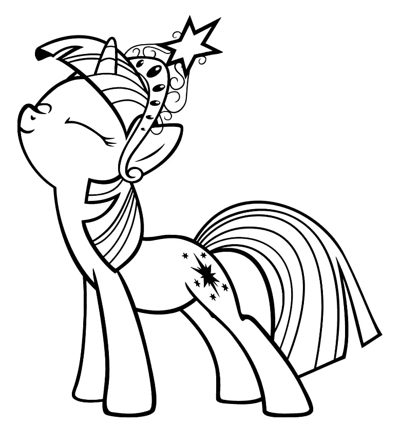 Twilight Sparkle Coloring Pages