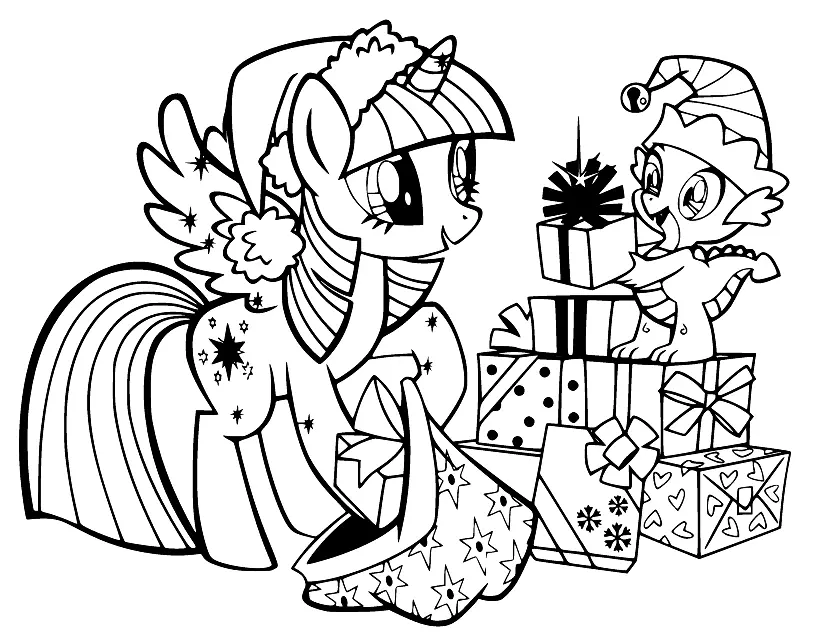 Twilight Sparkle Coloring Pages