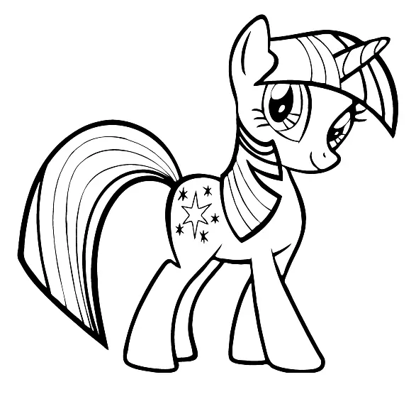 Twilight Sparkle Coloring Pages