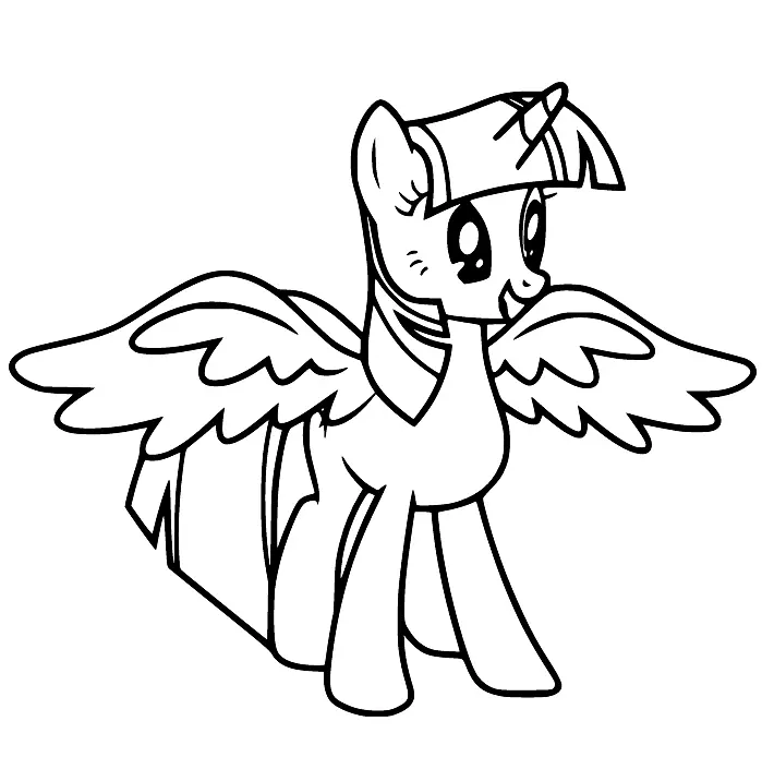 Twilight Sparkle Coloring Pages