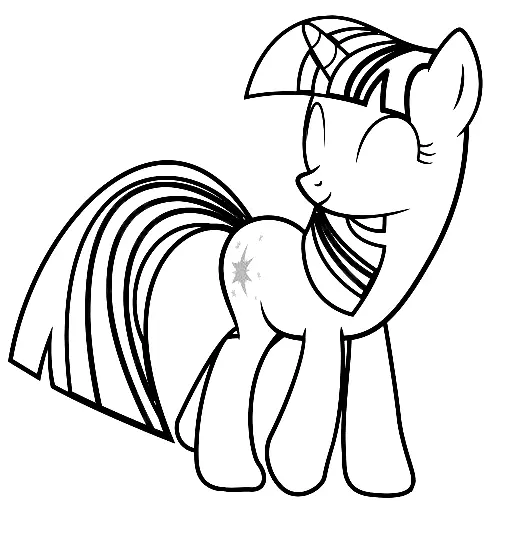 Twilight Sparkle Coloring Pages