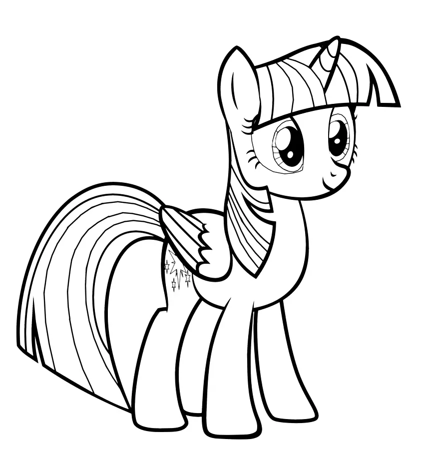 Twilight Sparkle Coloring Pages