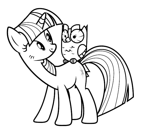 Twilight Sparkle Coloring Pages