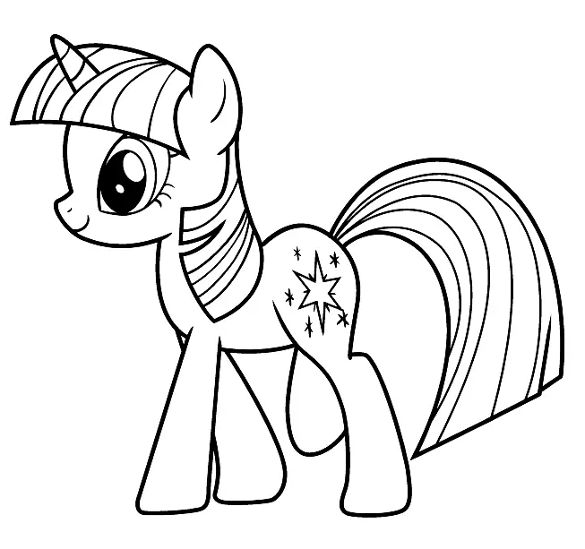 Twilight Sparkle Coloring Pages