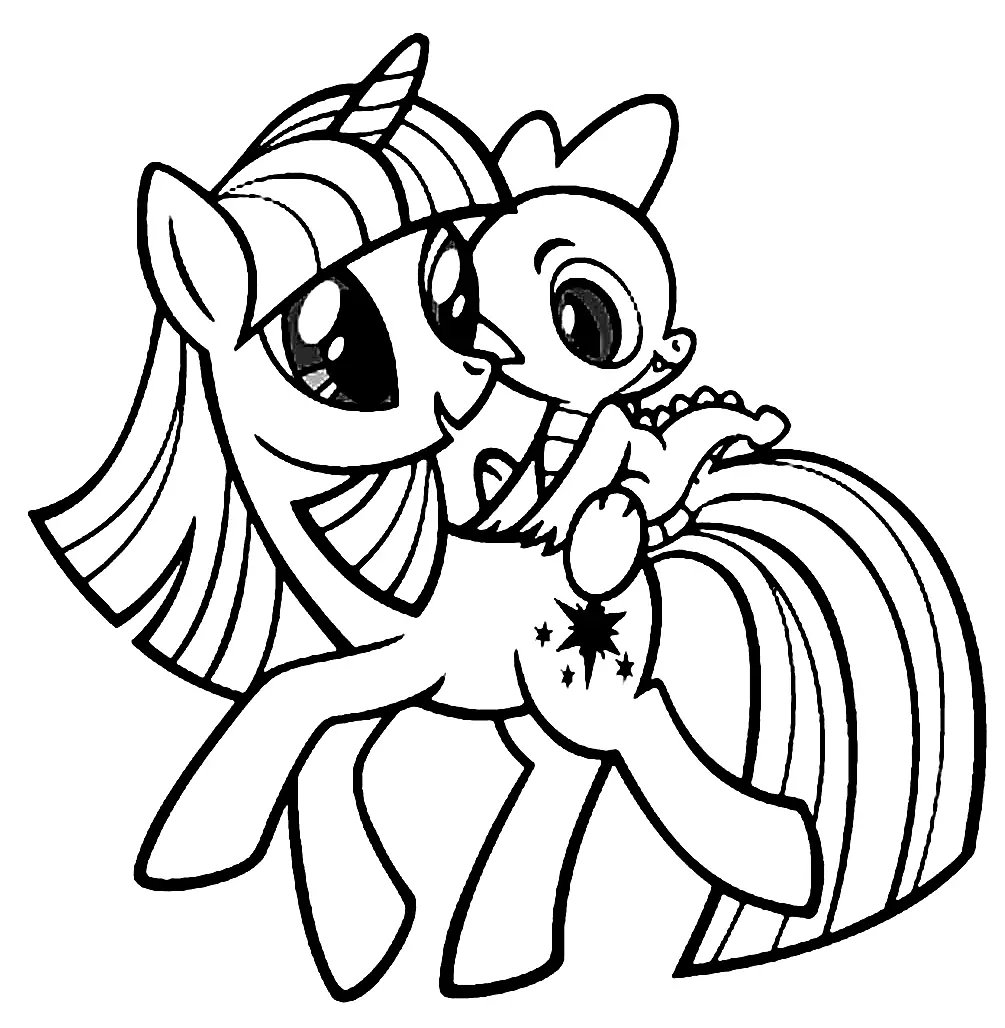 Twilight Sparkle Coloring Pages