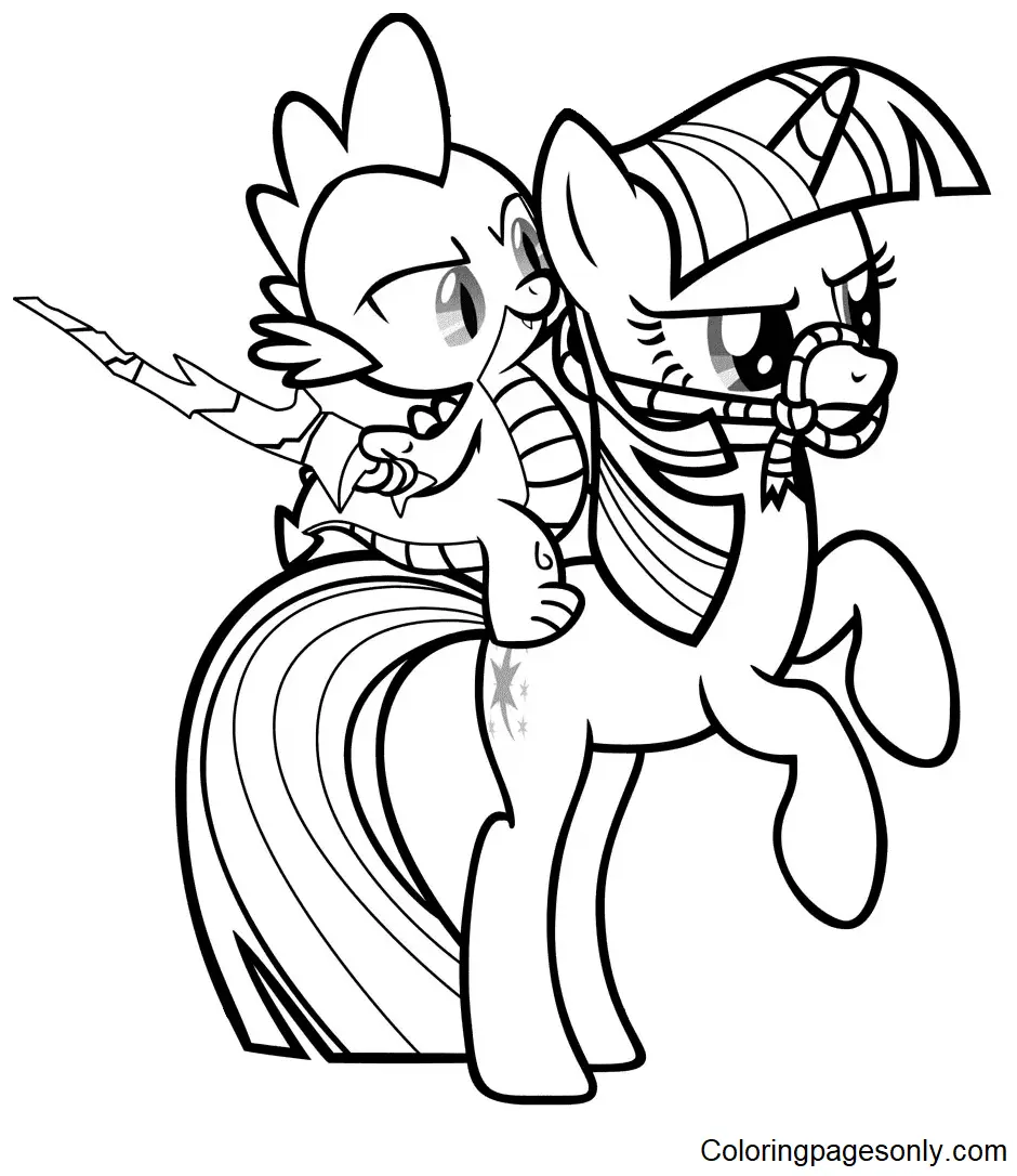 Twilight Sparkle Coloring Pages