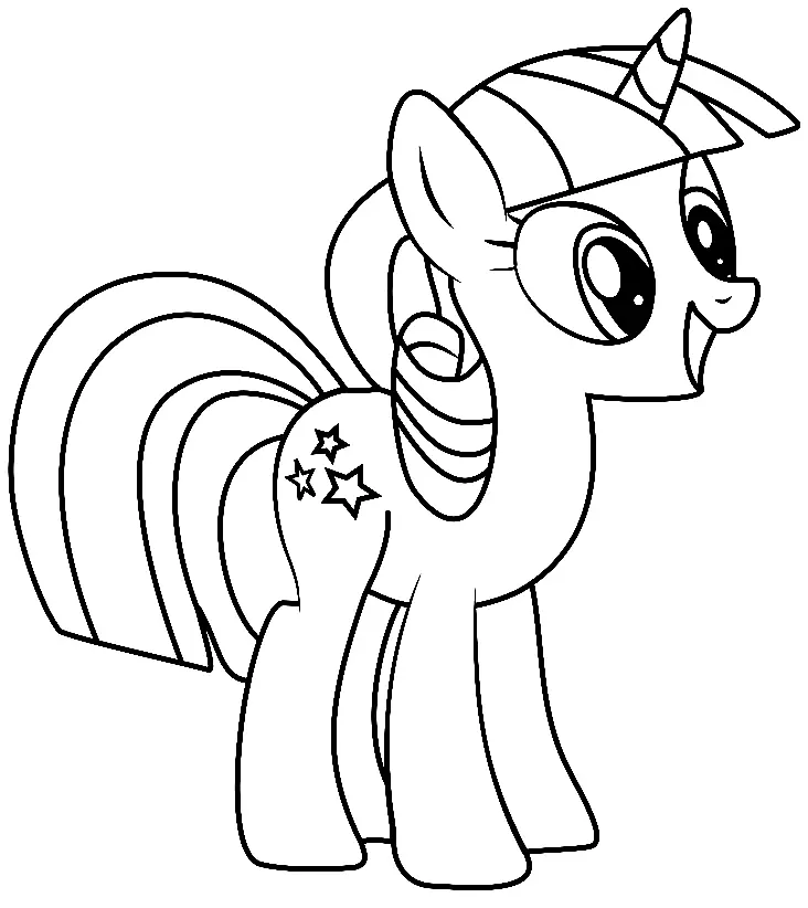 Twilight Sparkle Coloring Pages