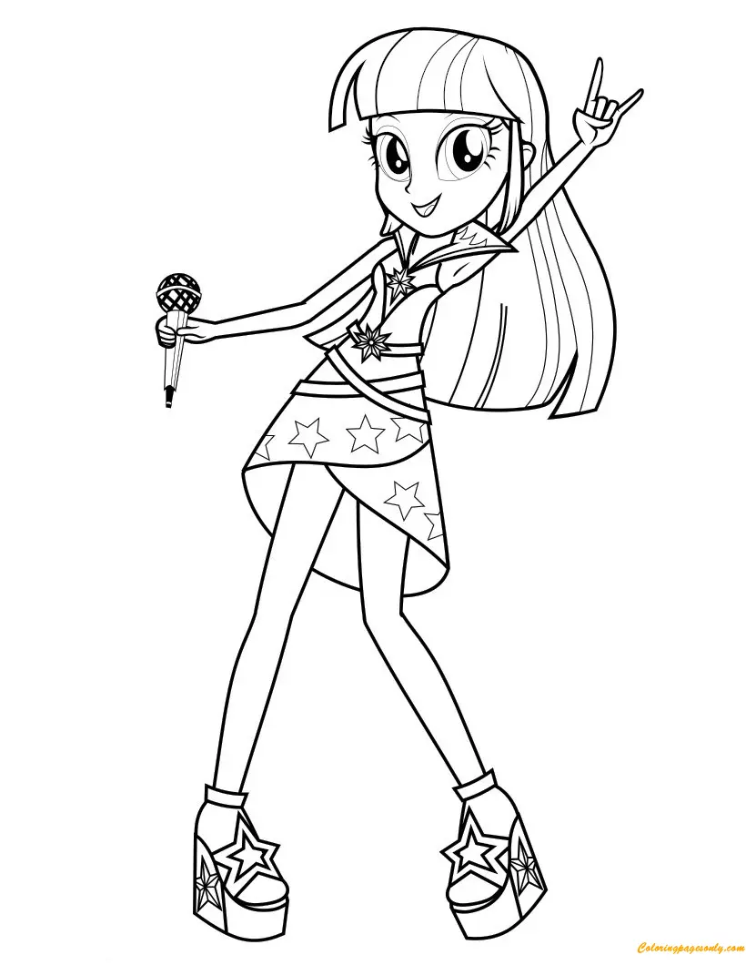 Twilight Sparkle Coloring Pages