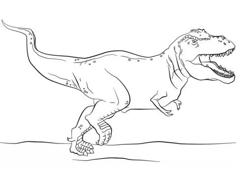 Tyrannosaurus Coloring Pages