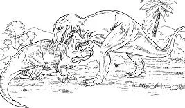 Tyrannosaurus Coloring Pages