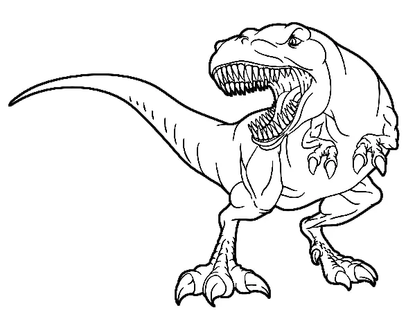 Tyrannosaurus Rex Coloring Pages