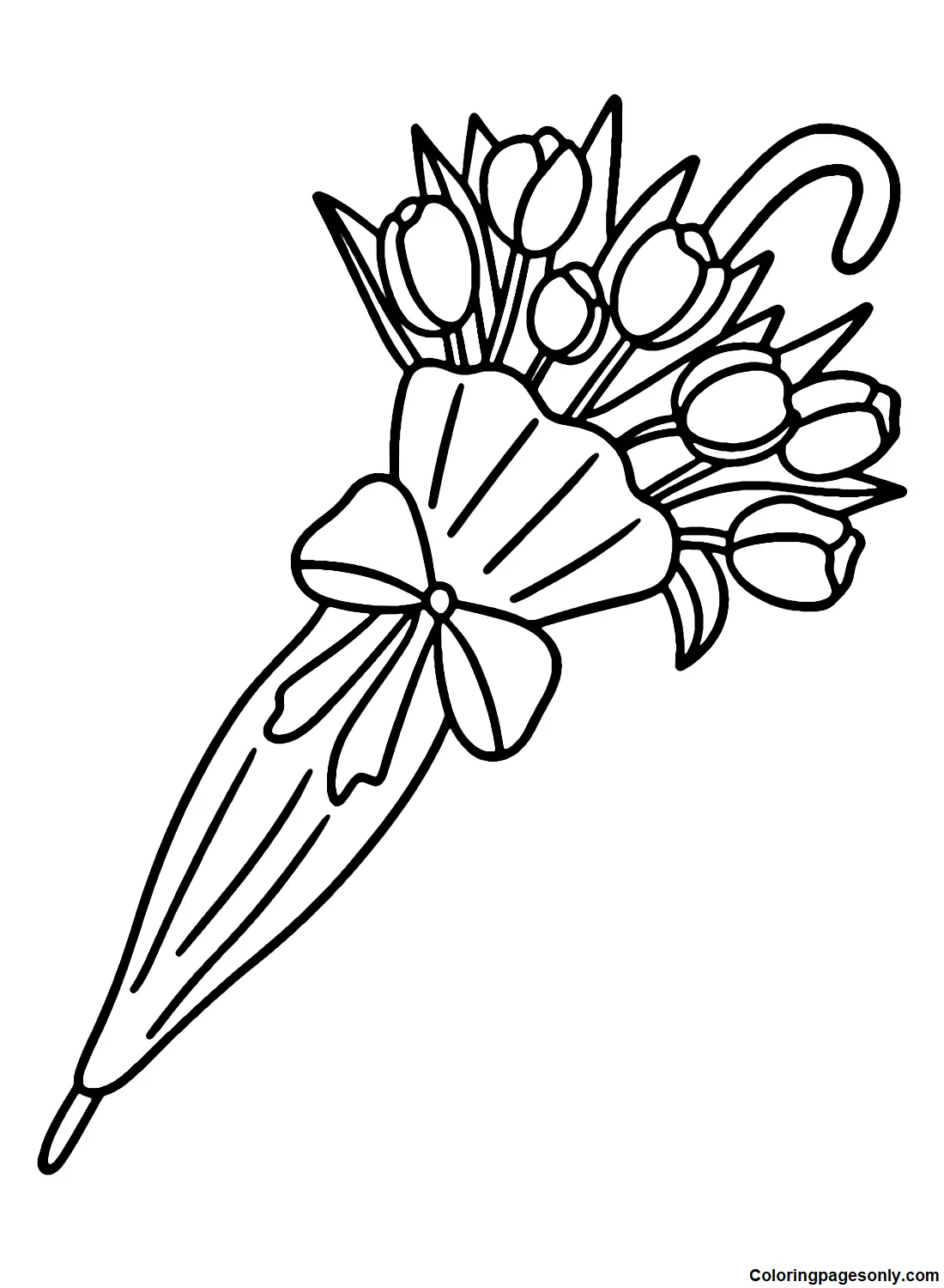 Umbrella Coloring Pages