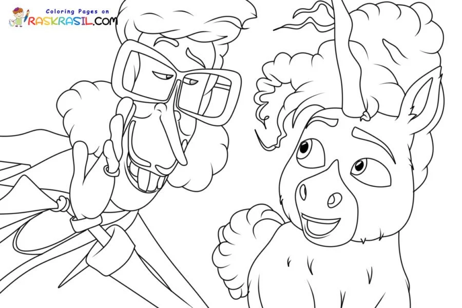 Unicorn Academy Coloring Pages