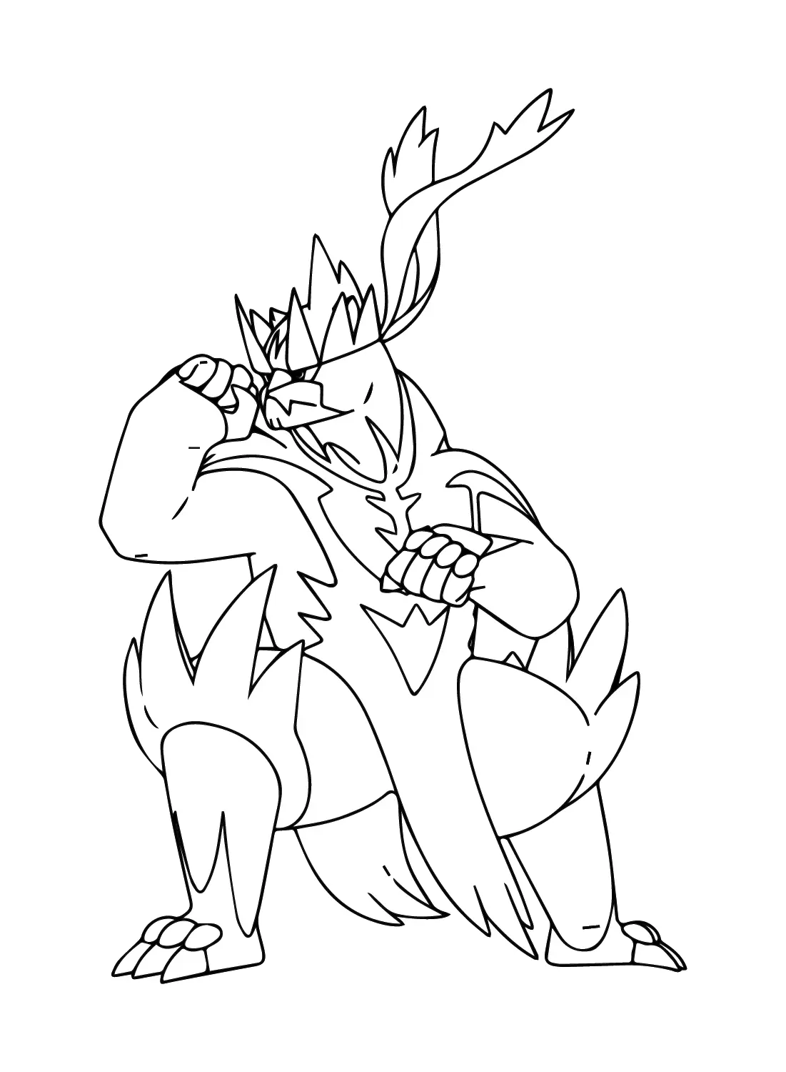 Urshifu Coloring Pages