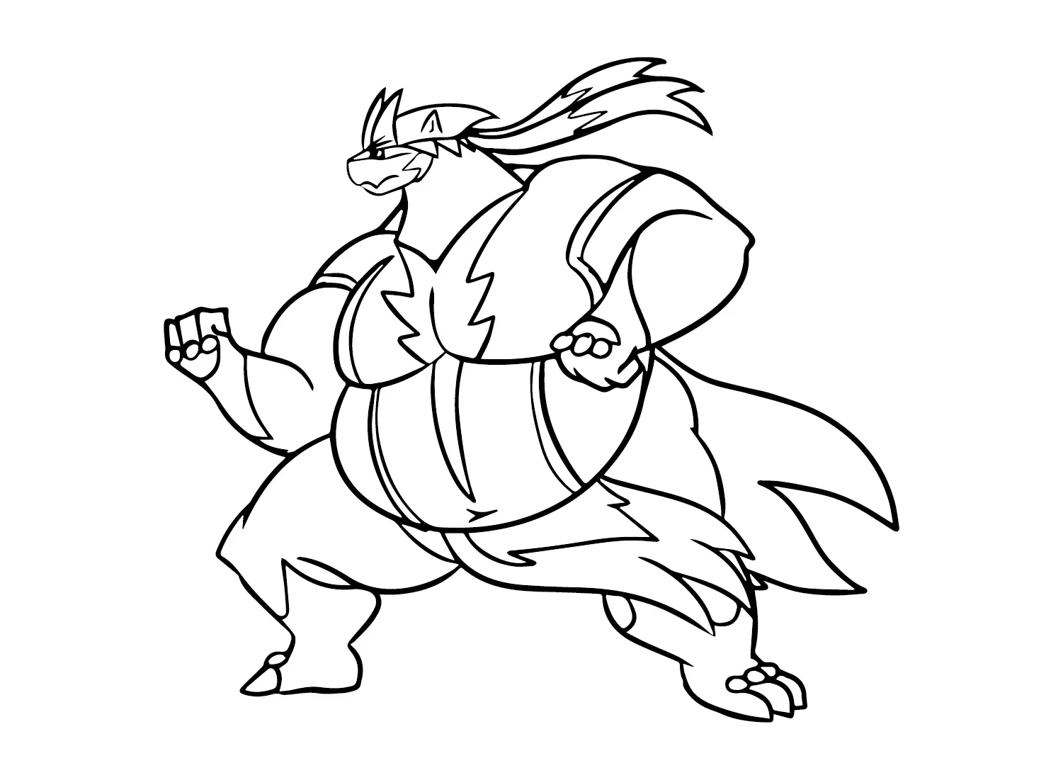 Urshifu Coloring Pages