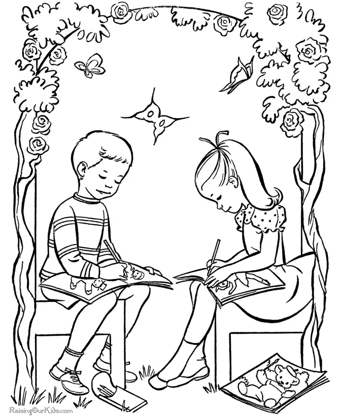 Valentines Days Coloring Pages