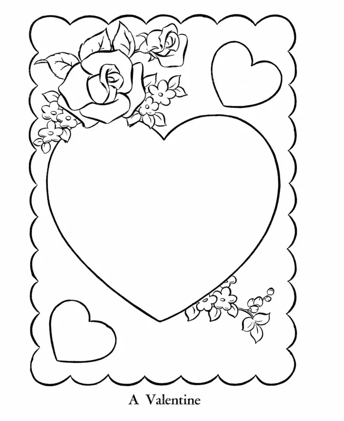Valentines Days Coloring Pages