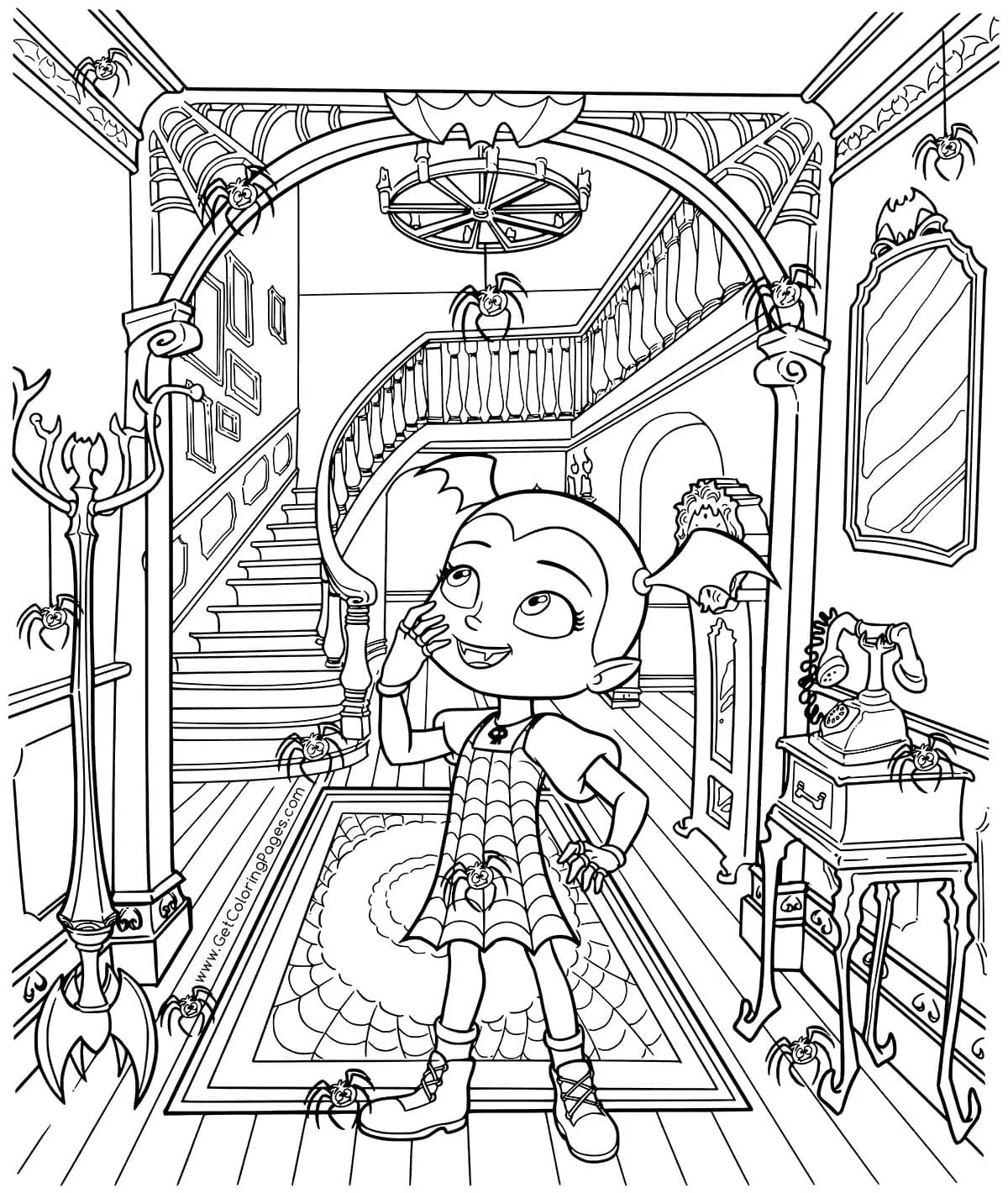 Vampirina Coloring Pages