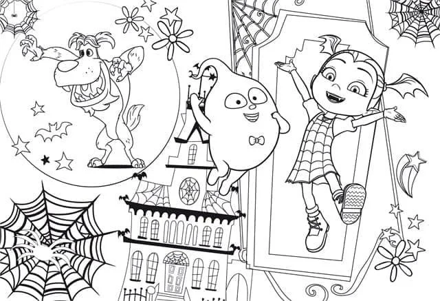 Vampirina Coloring Pages