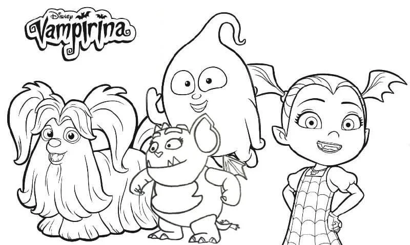 Vampirina Coloring Pages