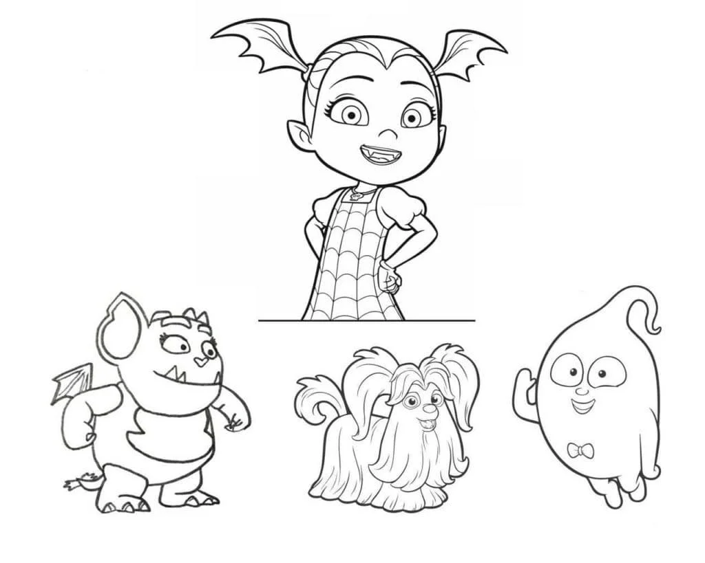 Vampirina Coloring Pages