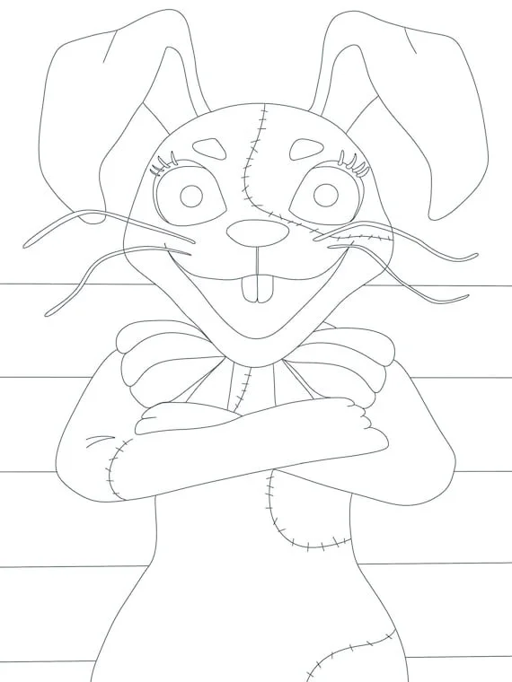 Vanny Coloring Pages