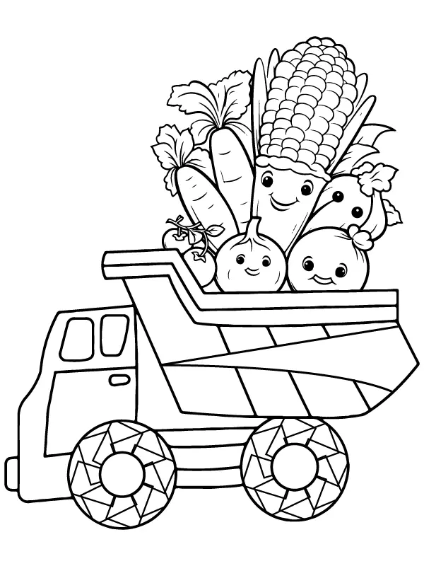 Vegan Coloring Pages