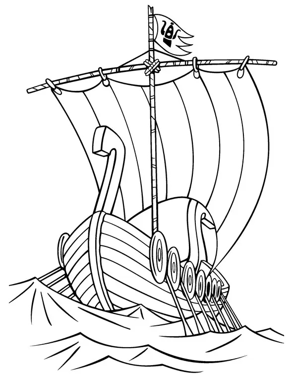 Vicky the Viking Coloring Pages
