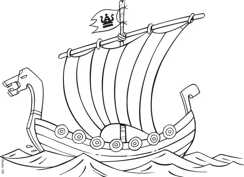Vicky the Viking Coloring Pages