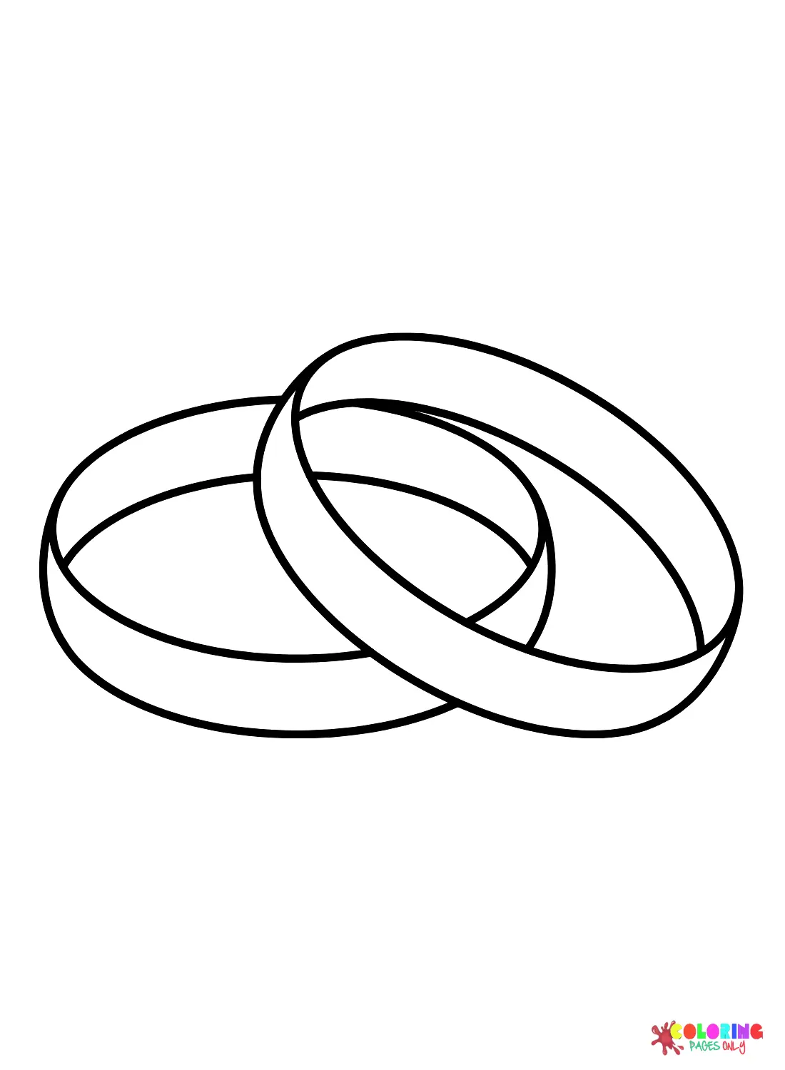 Wedding Ring Coloring Pages