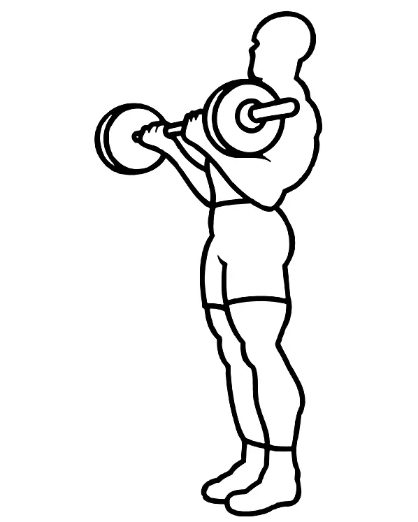 Weightlifting Coloring Pages