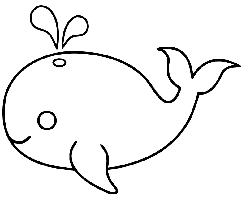 Whale Coloring Pages