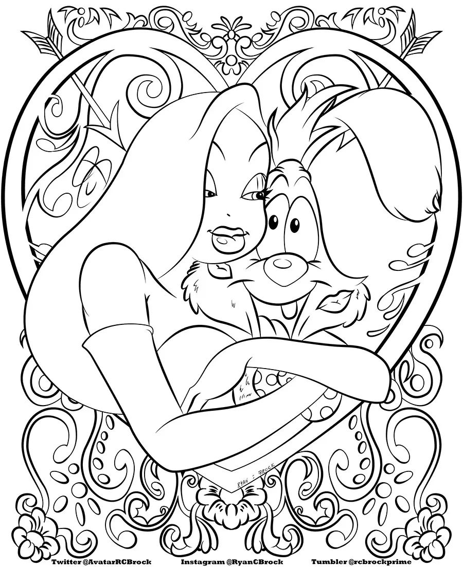 Who Framed Roger Rabbit Coloring Pages