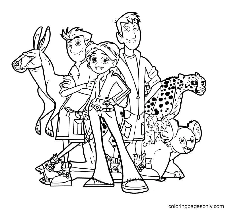 Wild Kratts Coloring Pages