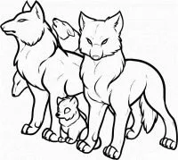 Wolf Coloring Pages