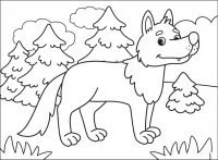 Wolf Coloring Pages