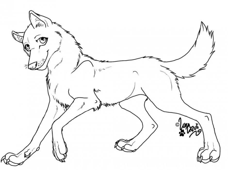 Wolf Coloring Pages