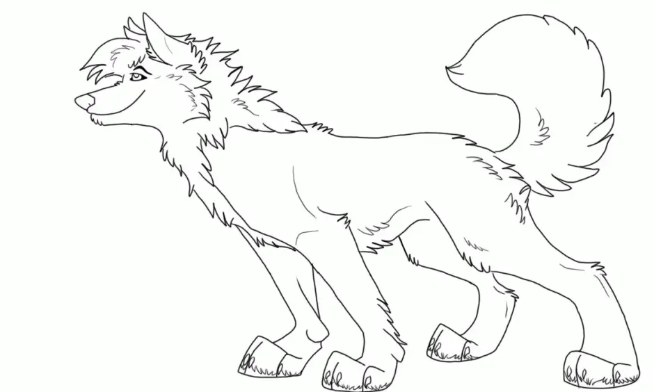 Wolf Coloring Pages